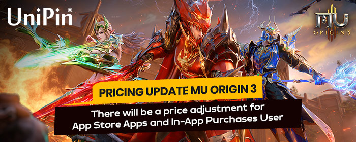 MU ORIGIN 3-Price Adjustment! (MY)